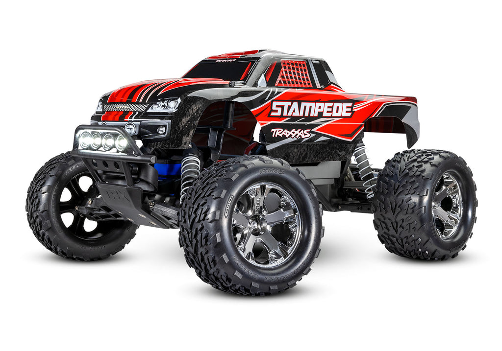 Traxxas Stampede 2WD Red w/LED 36054-61