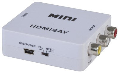 HDMI to Composite AV Converter with Power Supply