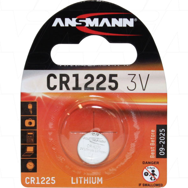 Ansmann CR1225 3V Lithium Battery