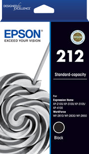 Epson 212 Black Standard Ink Cartridge