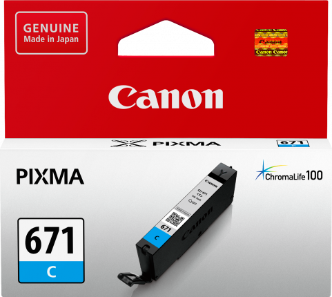 Canon CLI671C Cyan Ink Cartridge