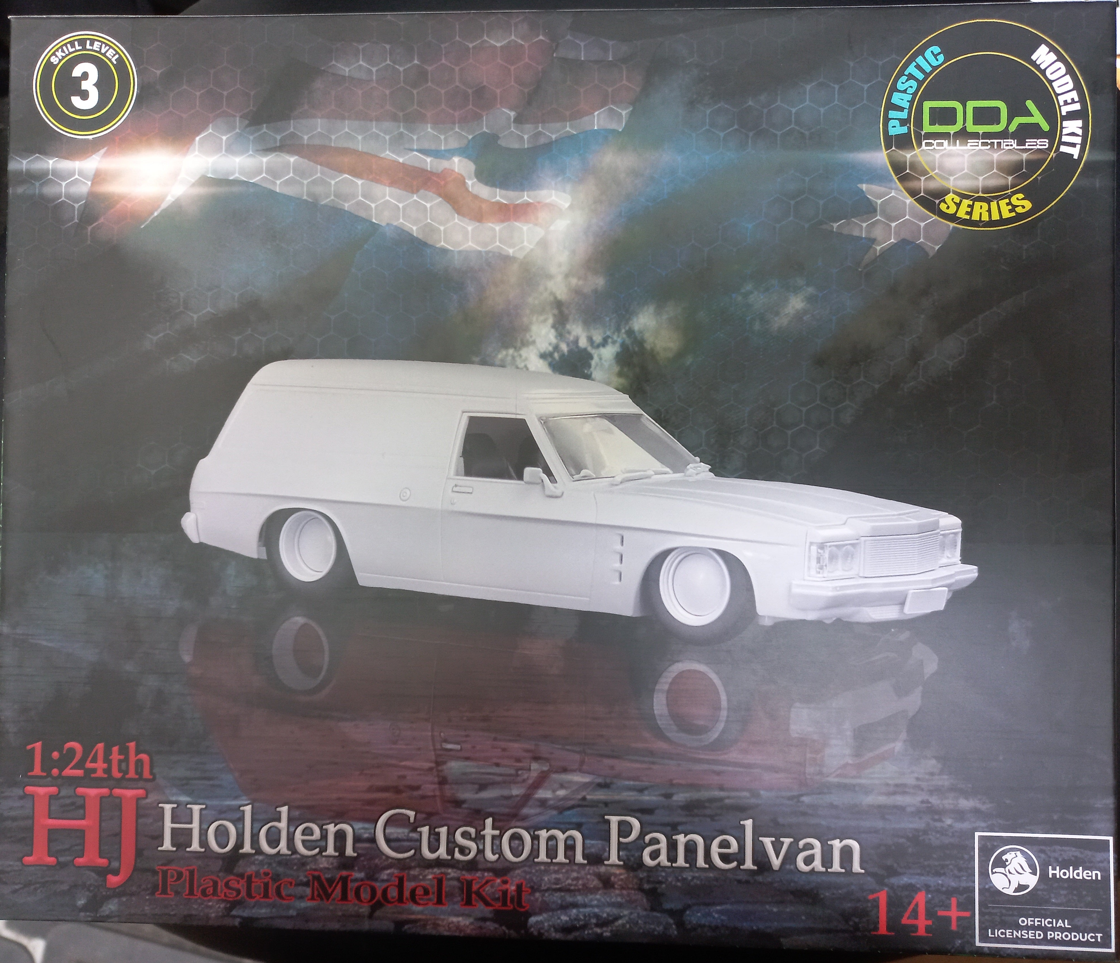 DDA Holden HJ Custom Panel Van 1/24 DDA508K