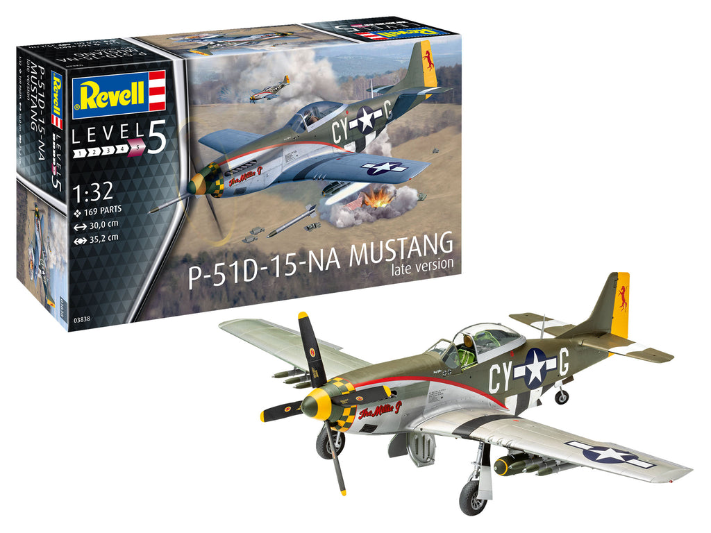 REVELL P-51 D MUSTANG (LATE VERSION) 1:32 Scale 03838