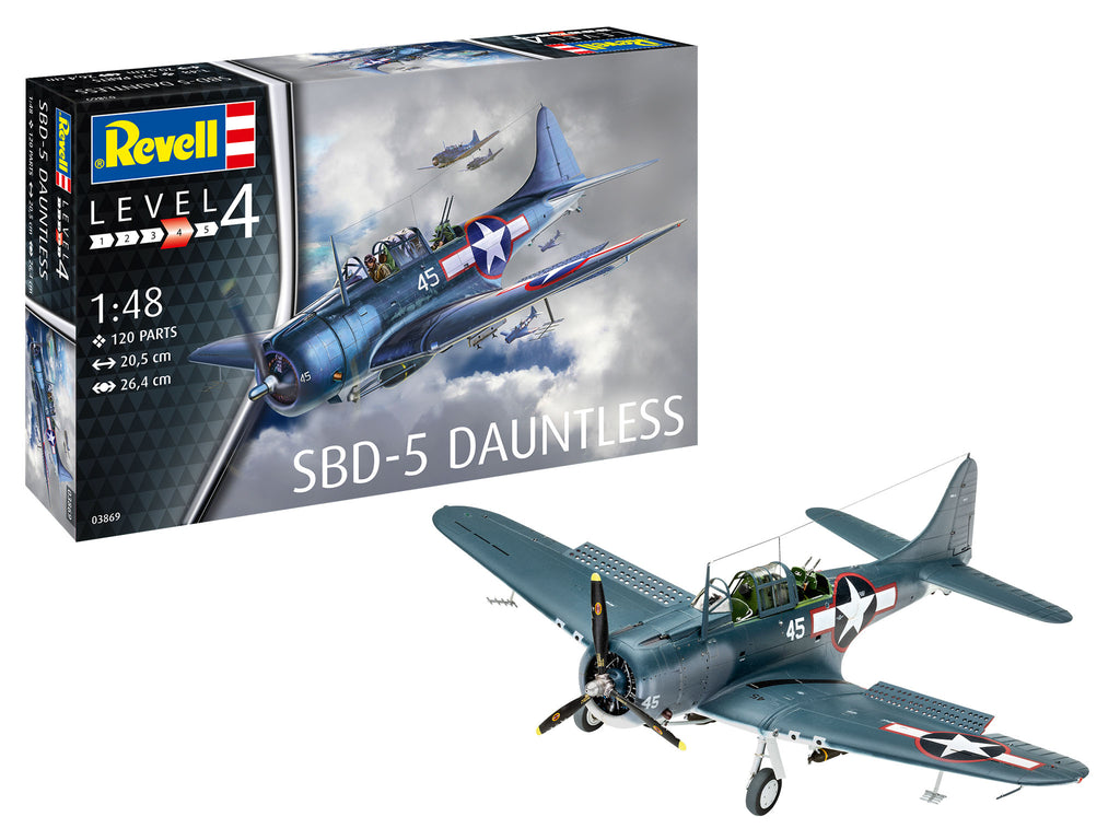 Revell SBD-5 Dauntless Navyfighter 1:48 Scale 03869
