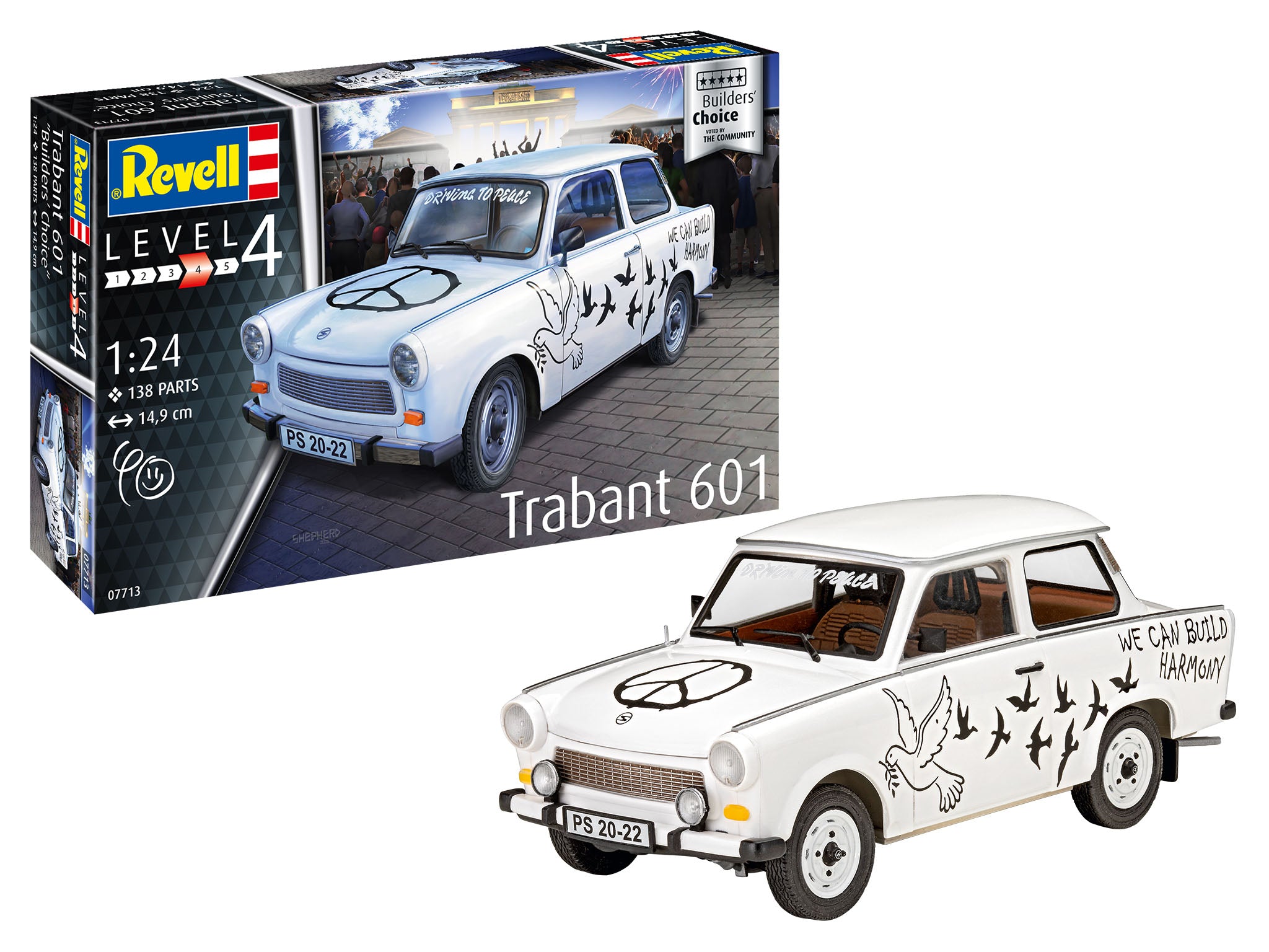 Revell Trabant 601S Builders Choice 1/24 07713