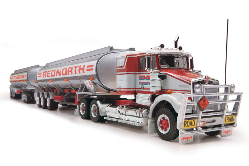 Highway Replicas Red North Tanker Road Train 12017
