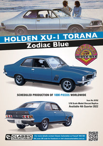 Classic Carlectable Holden LJ Torana GTR XU-1 Zodiac blue 18782