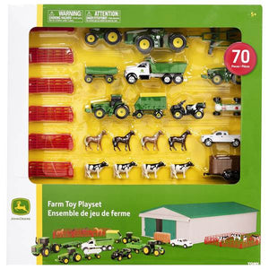 John Deere Farm Playset 70 piece