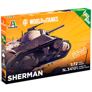 Italeri WOT Sherman Tank 1:72 Easy 34101