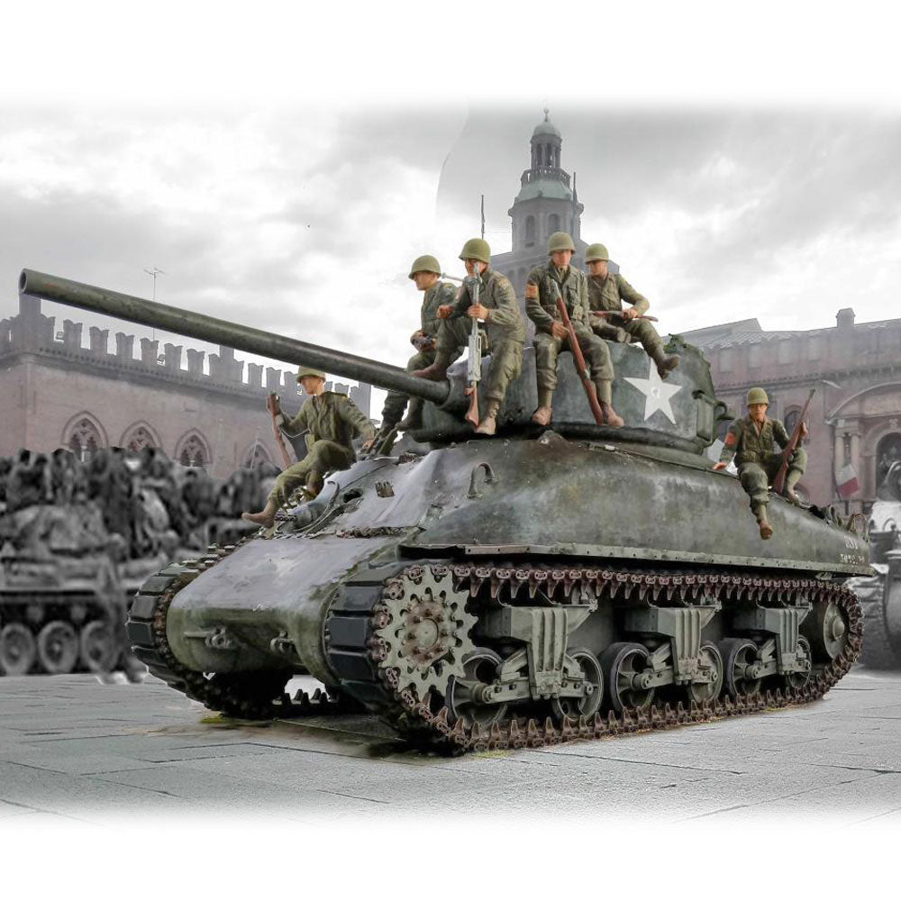 Italeri M4A1 Sherman Tank US 1:35 6568S