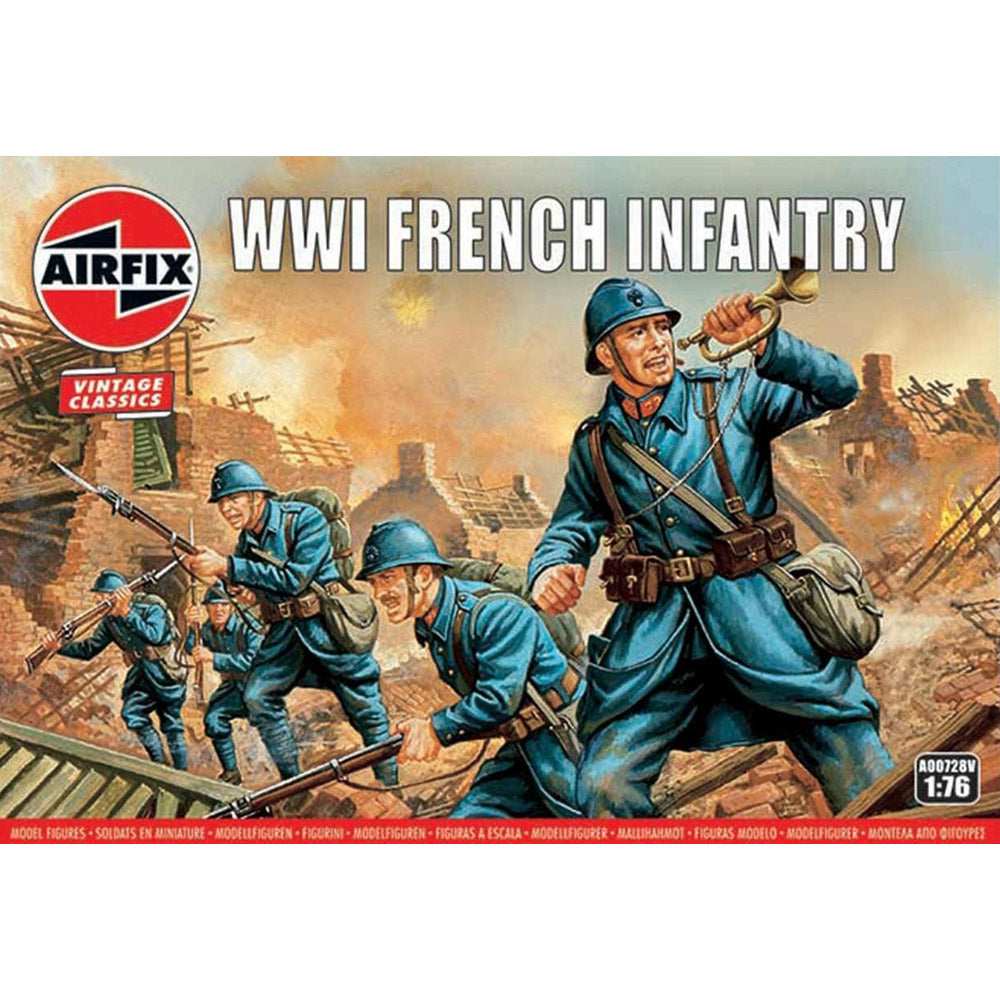 Airfix Vintage WW1 French Infantry 00728V