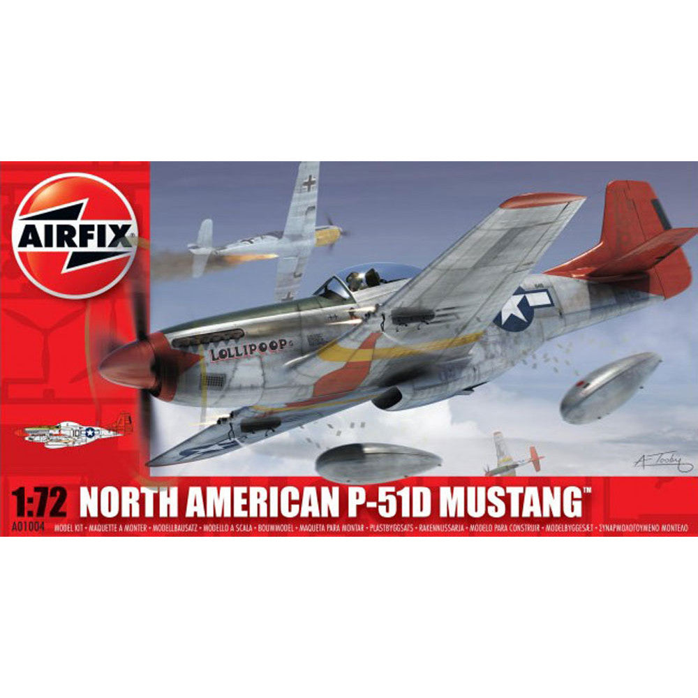 AIRFIX NORTH AMERICAN P-51D MUSTANG 1:72 Scale 01004