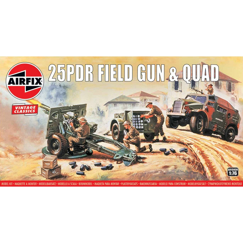 Airfix Vintage 25pdr Field Gun 01305V