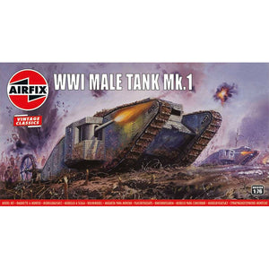 Airfix Vintage WW1 Male Tank 01315V