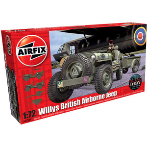 Airfix Willys Jeep, Trailer & 6PDR 1:72 02339