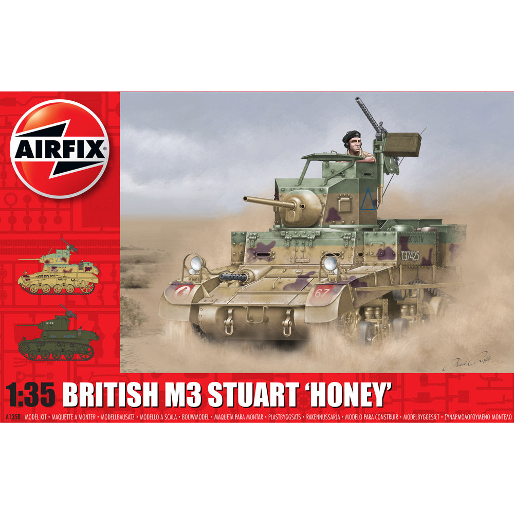 Airfix M3 Stuart Honey British 1358