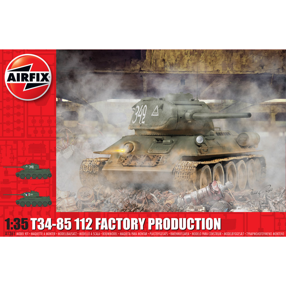 Airfix T34/85 II2 Factory Production 1361