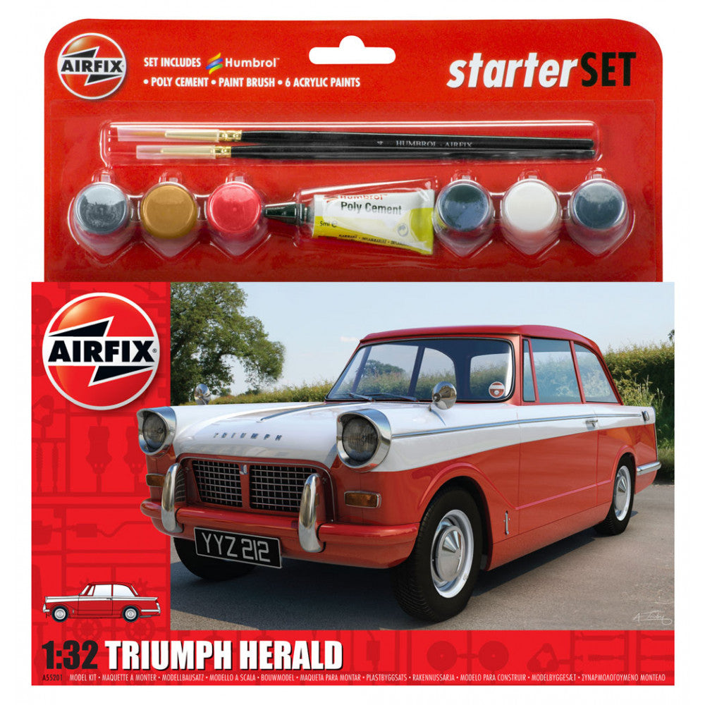 Airfix Starter Set Med Triumph Herald 55201