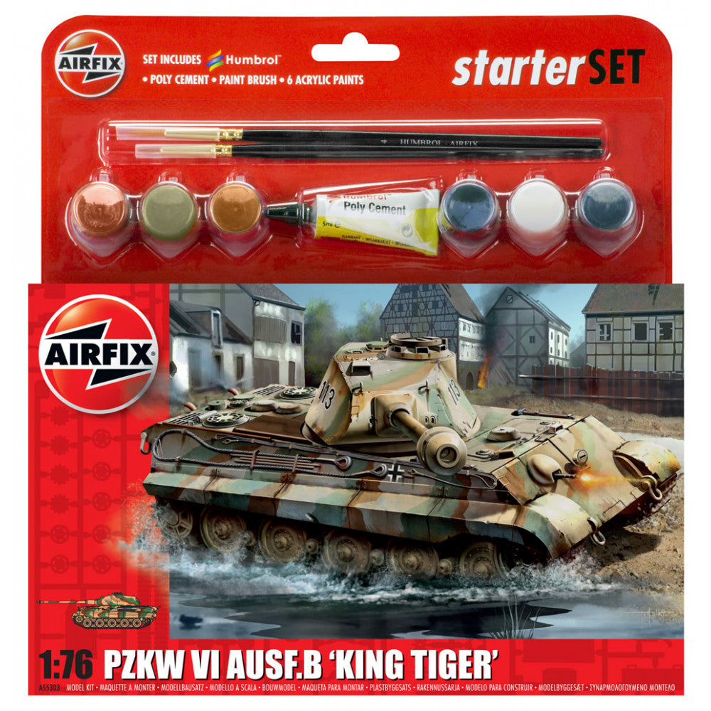 Airfix King Tiger Starter Set 55303