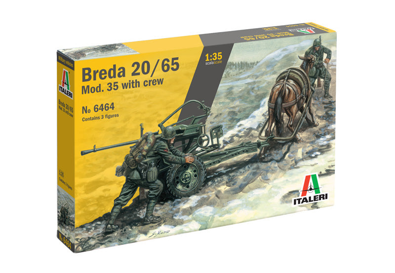 Italeri Breda 20/65 Mod. 35 with crew 1:35 6464
