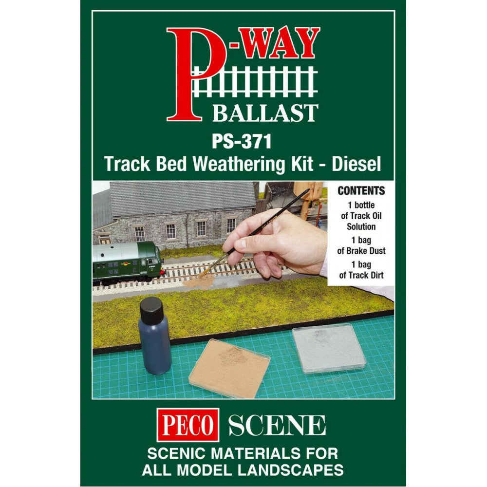 Peco Track Bed Weathering Kit Diesel PS371