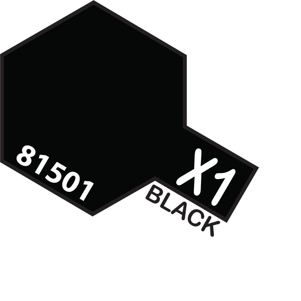 TAMIYA MINI X-1 BLACK GLOSS