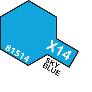 TAMIYA MINI X-14 SKY BLUE