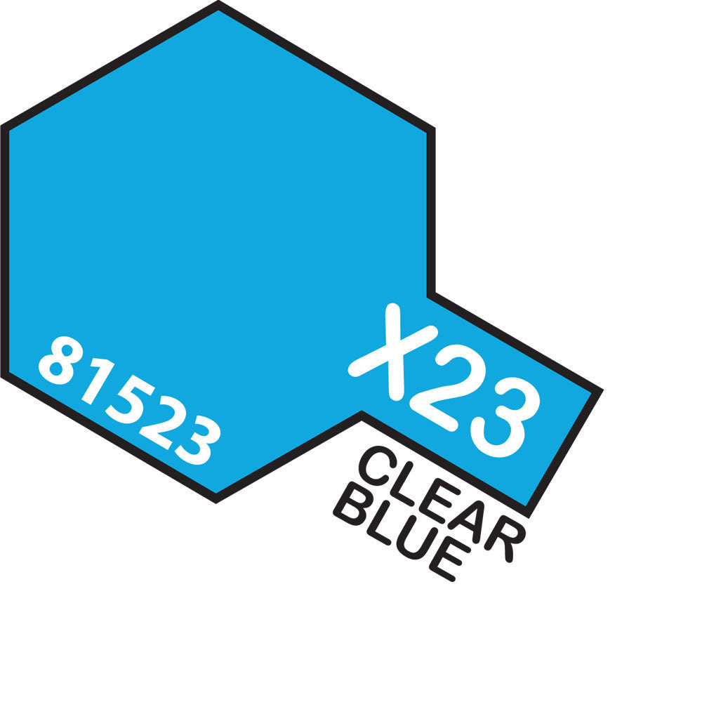 TAMIYA MINI X-23 CLEAR BLUE