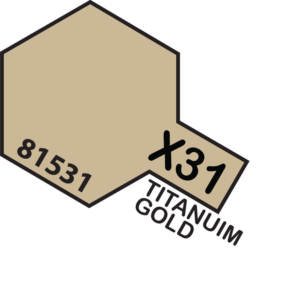 TAMIYA MINI X-31 TITAN. GOLD