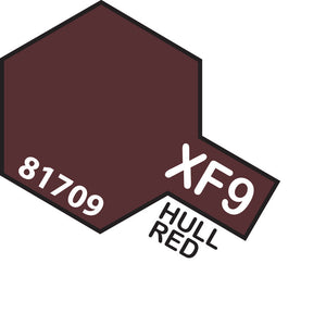 TAMIYA MINI XF-9 HULL RED