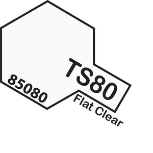 Tamiya TS-80 Flat Clear Spray Paint
