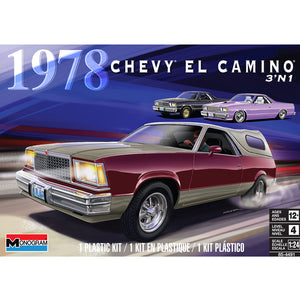 REVELL '78 CHEVY EL CAMINO 3 'N 1 1:24 SCALE 85-4491
