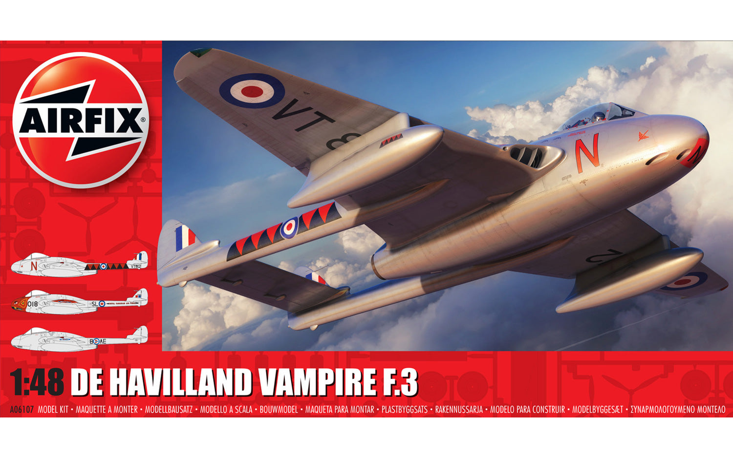 Airfix DeHavilland Vampire F.3 1:48 06107