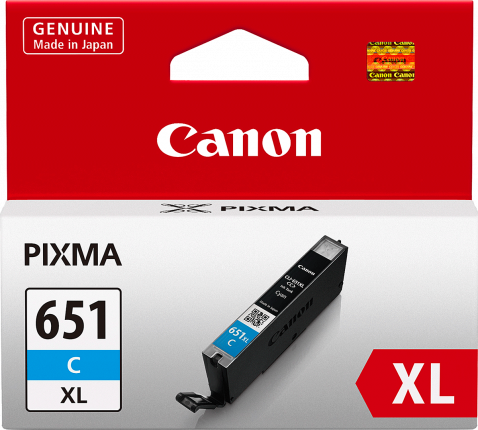 Canon CLI651CXL High Yield Cyan Ink Cartridge