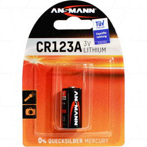 Ansmann CR123 3V Lithium Battery