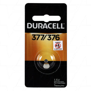 Duracell 377 SR626 1.5V Silver Oxide Battery