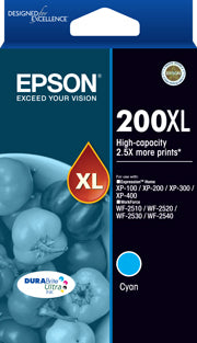 Epson 200XL Cyan High Capacity Ink Cartridge