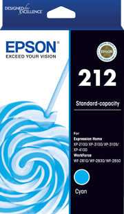 Epson 212 Cyan Standard Ink Cartridge