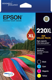 Epson 220XL High Capacity Calue Pack Ink Cartridge