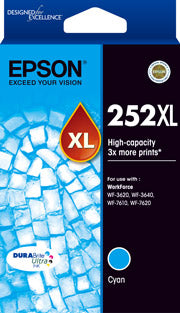 Epson 252XL Cyan High Capacity Ink Cartridge