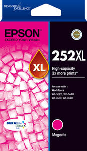 Epson 252XL Magenta High Capacity Ink Cartridge