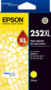 Epson 252XL Yellow High Capacity Ink Cartridge