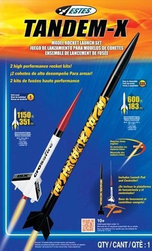 Estes 1469 Tandem-X (2 rockets) Intermediate Model Rocket Launch Set