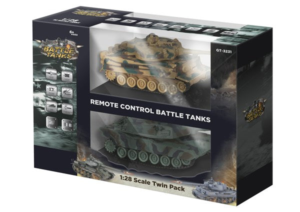 GT3231 R/C Battle Tanks - Twin Pack