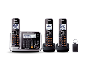 Panasonic KXTG7893 3 Hand Set Cordless Phone