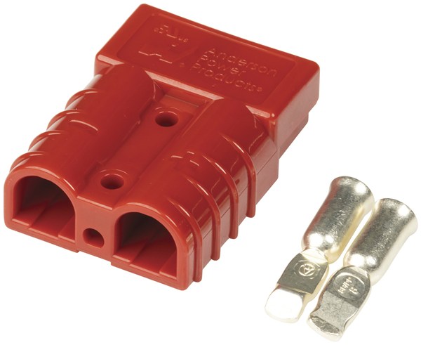 PT4426 Anderson Red 50a Connector 8 AWG