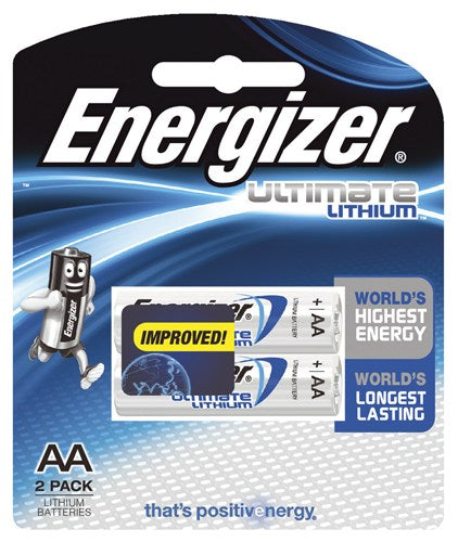 Energizer AA Lithium Battery 2 Pack