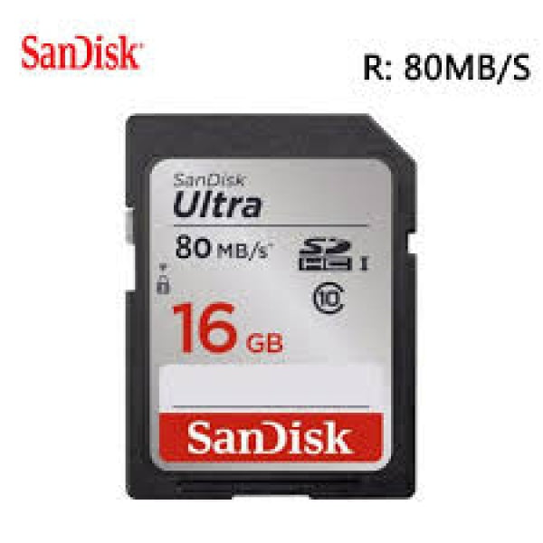 Sandisk Ultra 16GB SDHC UHS-1 Memory Card