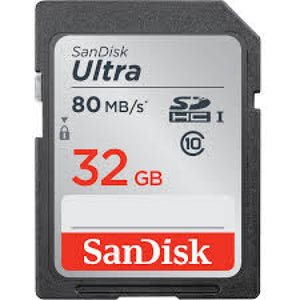 Sandisk Ultra 32GB SDHC UHS-1 Memory Card
