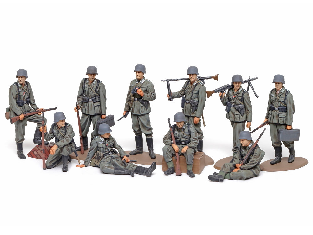 Tamiya German WWII Wehrmacht Infantry 1:48 Scale 32602